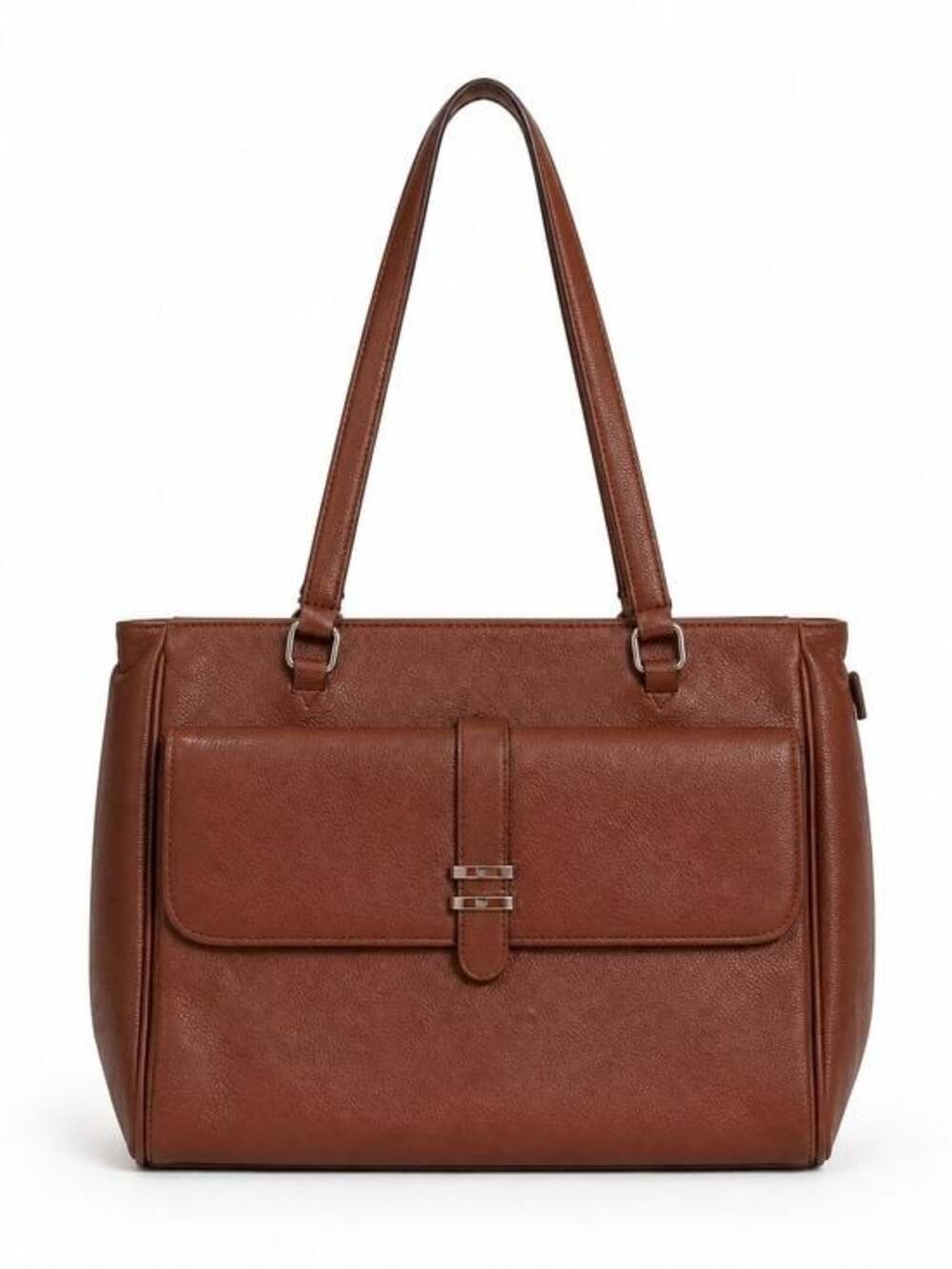 Brown Leather Tote Bag - Classic Everyday Handbag